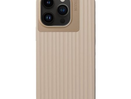 Nudient Bold iPhone 14 Pro Cover - Linen Beige Supply