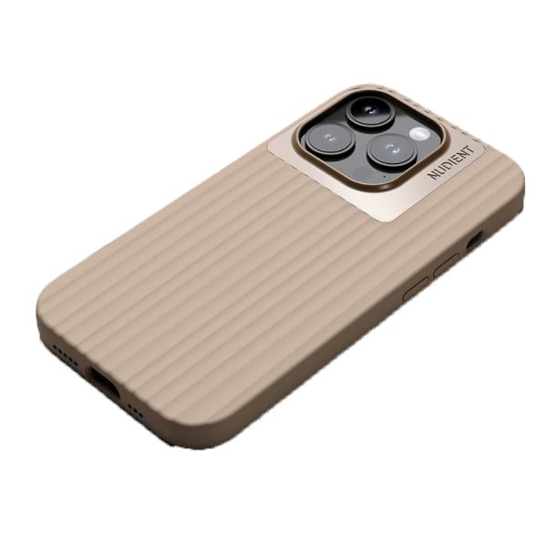 Nudient Bold iPhone 14 Pro Cover - Linen Beige Supply