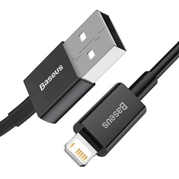 Baseus Superior Series USB-A til Lightning Kabel - 1m - Sort Online Sale