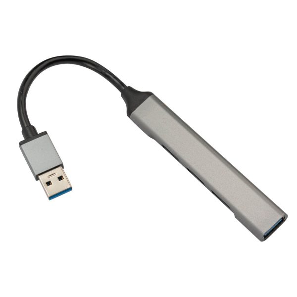 4smarts 4-in-1 Hub USB-A - Space Grey Supply