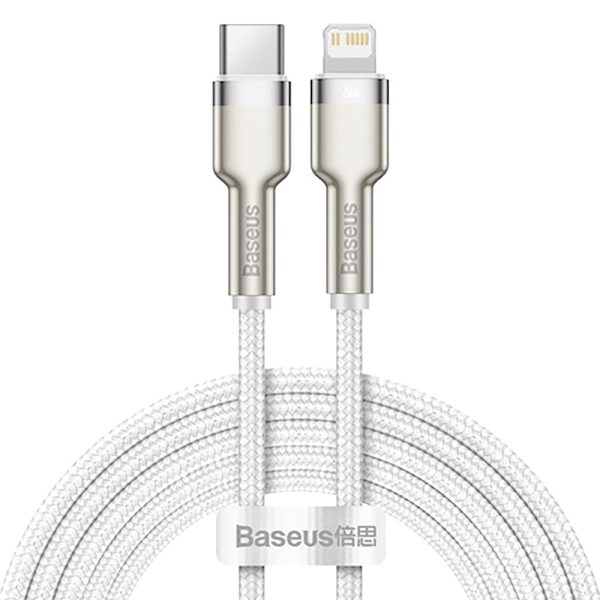 Baseus Cafule USB-C til Lightning Kabel PD 20W - 2m - Hvid on Sale