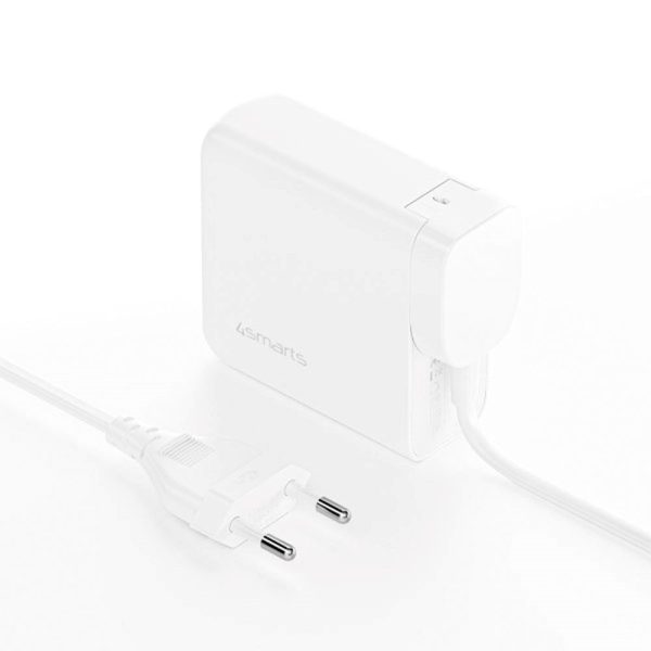 4smarts Charger GaN Flex Pro 100W PD - Vægoplader m. 1 x USB-A & 3 x USB-C - Hvid For Discount