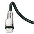 Baseus Cafule USB-C til Lightning Kabel PD 20W - 1m - Grøn For Sale