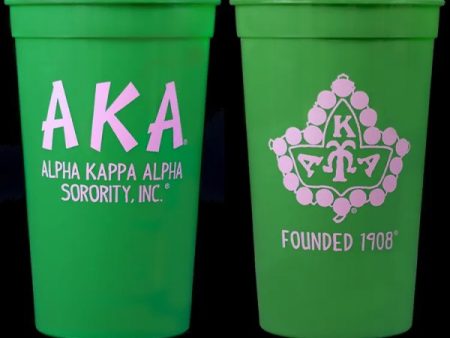 Alpha Kappa Alpha 22oz Stadium Cup For Cheap