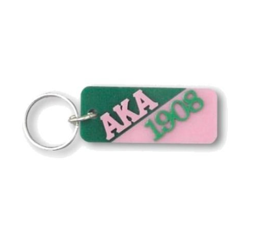 Alpha Kappa Alpha 1908 Keychain For Discount