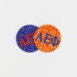 Alpha Epsilon Phi Game Day Embroidered Button Online now