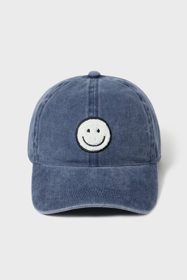 Smiley Face Chenille Corduroy Hat For Sale