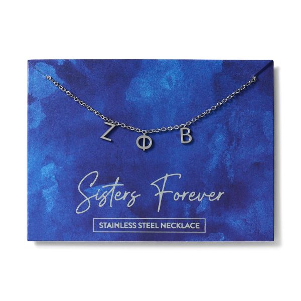 Zeta Phi Beta Name Necklace For Sale