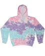 Sorority Tie Dye Hoodie with Smiley Face Design Online Sale