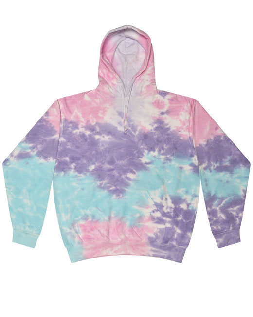 Sorority Tie Dye Hoodie with Smiley Face Design Online Sale