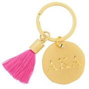 Alpha Kappa Alpha Gold Tassel Keychain Online Hot Sale