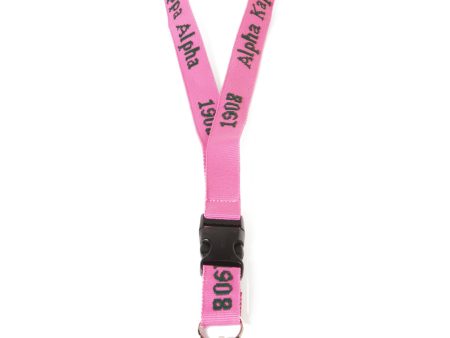 Alpha Kappa Alpha Embroidered Lanyard SAV Online