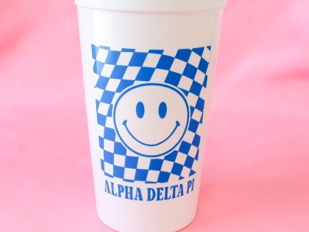 Alpha Delta Pi Smiley Face Stadium Cup Online now