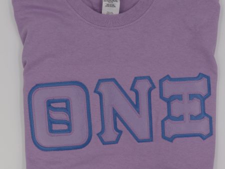 Theta Nu Xi Lavender Greek Tee Sale