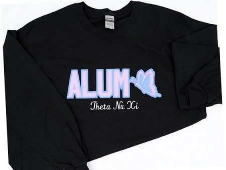 Theta Nu Xi Word Long Sleeve on Sale