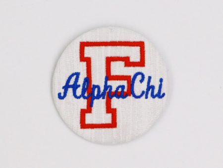 Alpha Chi Omega Florida  F  Game Day Embroidered Button Online Hot Sale