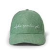 Alpha Epsilon Phi Embroidered Corduroy Hat Online Sale