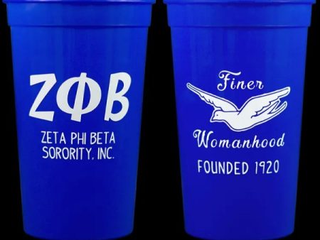 Zeta Phi Beta 22oz Stadium Cup Online Sale