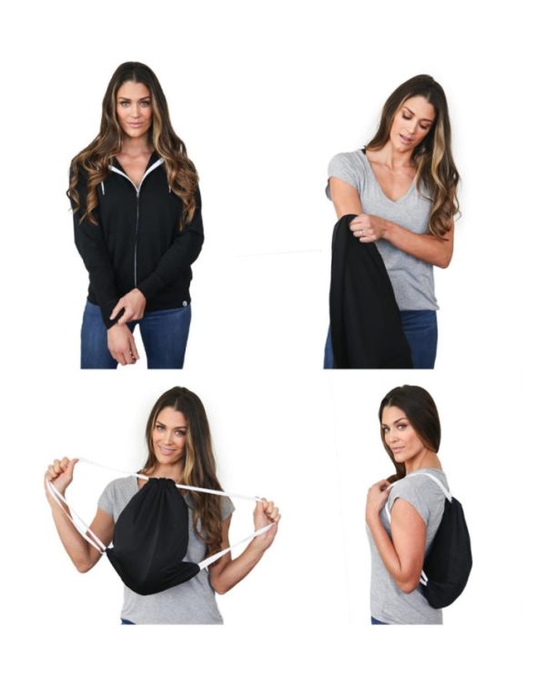 Alpha Delta Pi Quikflip 2-in-1 Full-Zip Hero Hoodie Lite on Sale