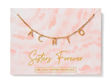 Alpha Chi Omega Name Necklace Online Hot Sale