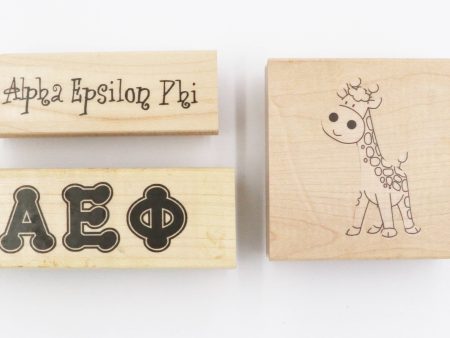 Alpha Epsilon Phi Rubber Stamp Cheap