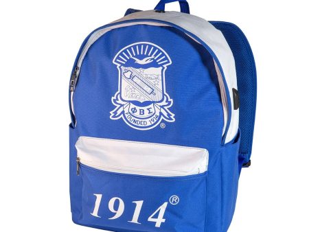 Phi Beta Sigma USB Port Backpack For Cheap