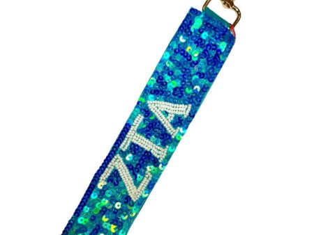 Zeta Tau Alpha Sequin Wristlet Discount