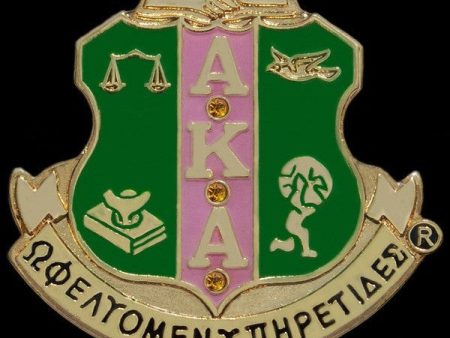 Alpha Kappa Alpha Crystal Shield Pin Supply