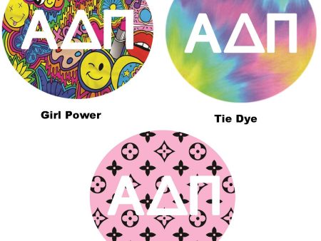 Alpha Delta Pi Printed Button Collection Supply