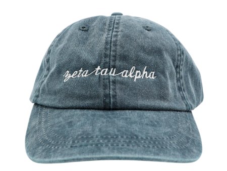 Zeta Tau Alpha Script Hat Online