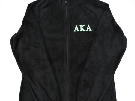 Alpha Kappa Alpha Ladies Fleece Zip-Up Jacket on Sale