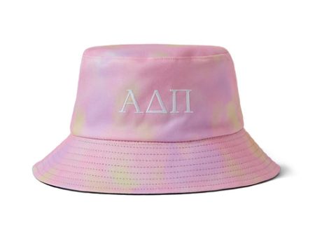 Alpha Delta Pi Tie Dye Pastel Bucket Hat Cheap