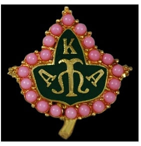 Alpha Kappa Alpha Pink Pearl Lapel Pin Online now