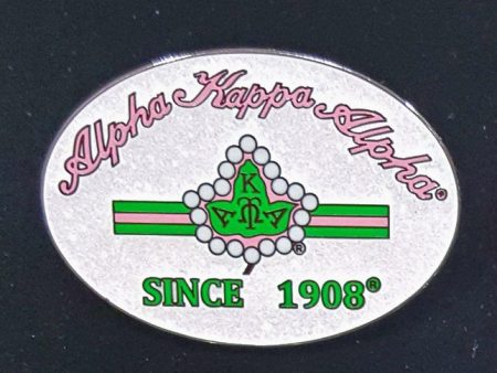 Alpha Kappa Alpha Oval Pin Hot on Sale