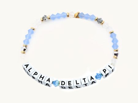 Alpha Delta Pi Beaded Sorority Name Bracelet Online Sale