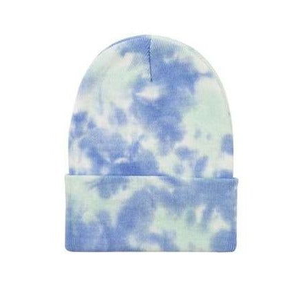 Sorority Greek Letter Tie-Dyed Knit Beanie Online now