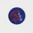 Alpha Chi Omega Gator Mascot Game Day Embroidered Button For Discount