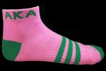 Alpha Kappa Alpha Ankle Socks For Cheap