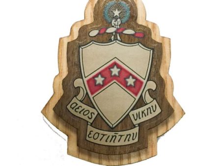 Phi Kappa Tau Large Wood Crest Supply