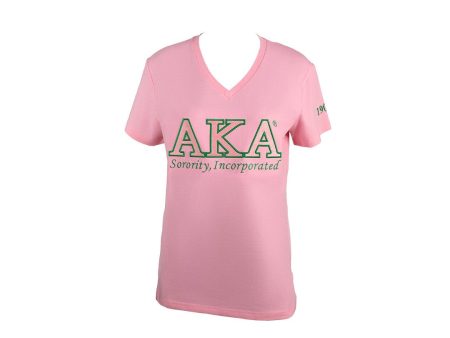 Alpha Kappa Alpha Luxury Cotton Tee For Sale