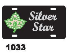 Alpha Kappa Alpha - Silver Star License Plate Online now