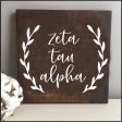 Zeta Tau Alpha Wooden Sign on Sale