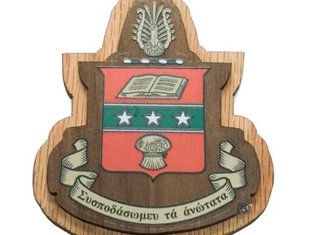 Alpha Chi Omega Large Wood Crest Sale