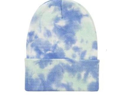 Alpha Chi Omega Tie-Dyed Knit Beanie Hot on Sale