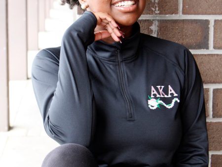 Alpha Kappa Alpha 1 4 Zip Pullover Fashion