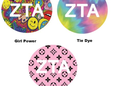 Zeta Tau Alpha Printed Button Collection For Discount