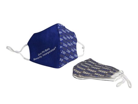 Zeta Phi Beta Hemp Face Masks- Two Pack - Discontinued Online