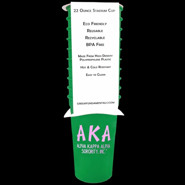 Alpha Kappa Alpha 22oz Stadium Cup For Cheap