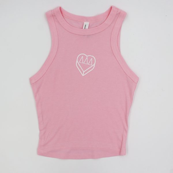 Sorority Heart Crop Tank Online Hot Sale