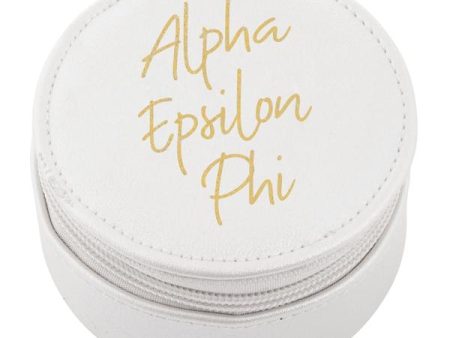 Alpha Epsilon Phi Round Travel Case Supply